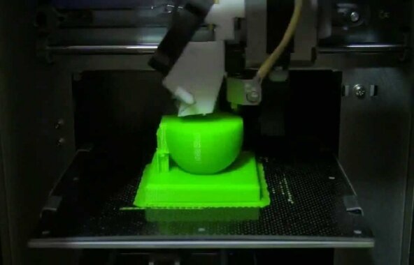 Embedded thumbnail for Работа 3D принтера